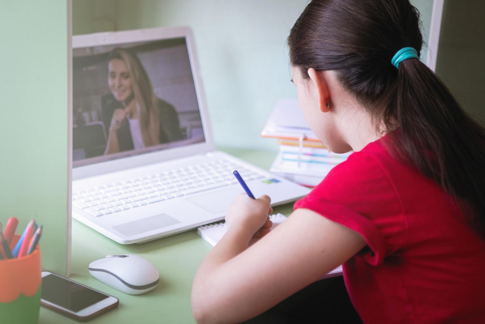 Profesional presentando análisis presupuestario en pantalla durante sesión interactiva